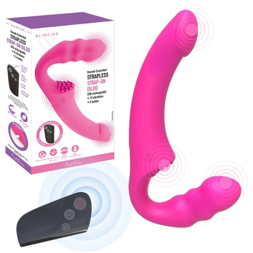 Dildo Vibrador Doble Cabeza con Control Remoto