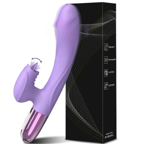 Conejo Vibrador con Lengua