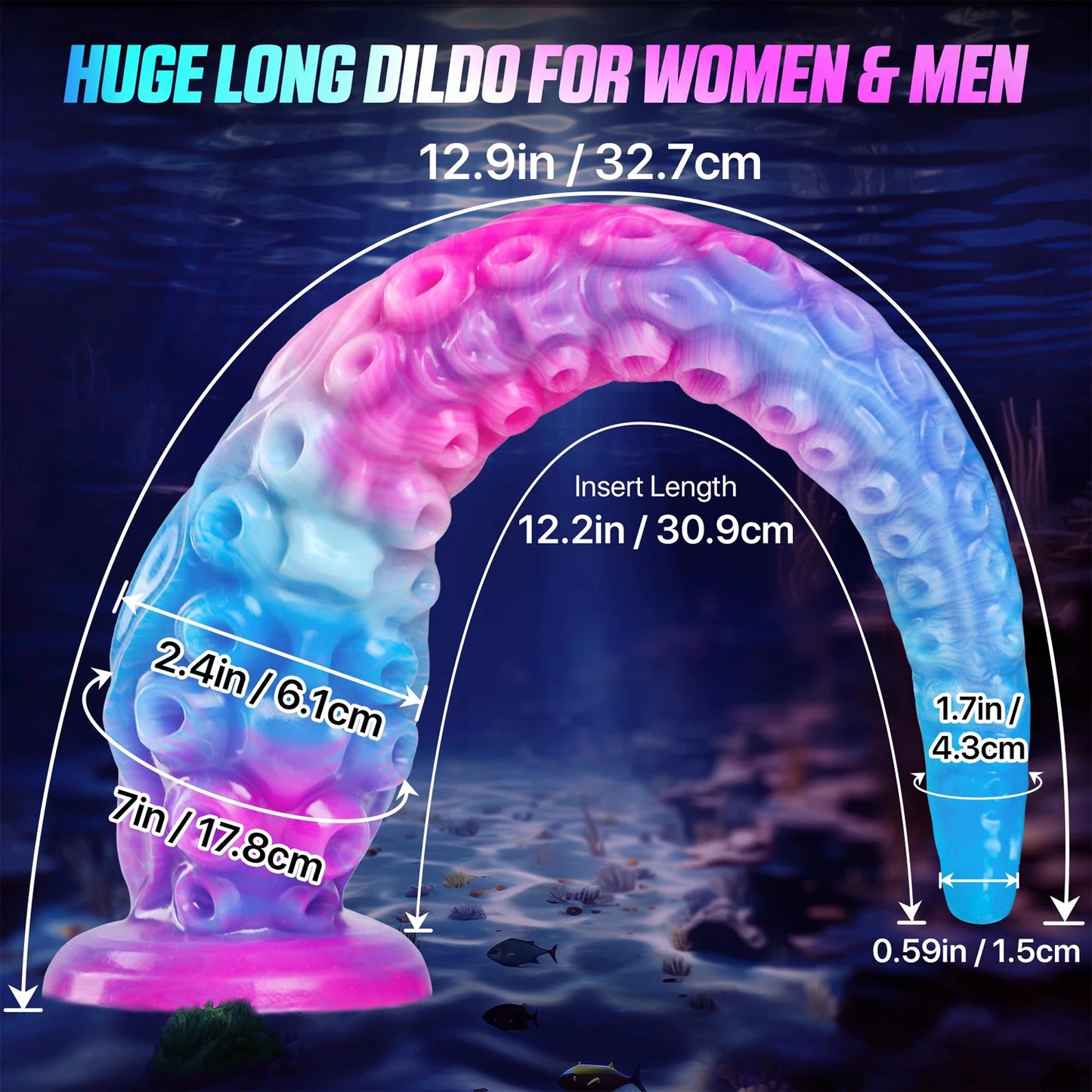 Tentáculo Largo Dildo Monstruo Pulpo