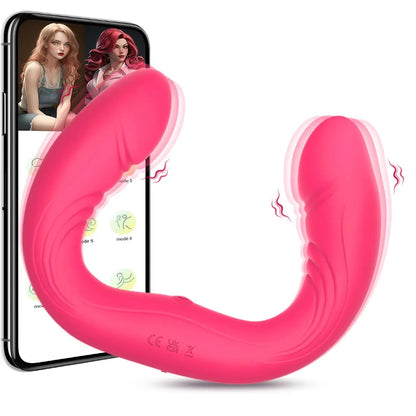 TwoSx Dildo Doble Vibrador Punto G con App