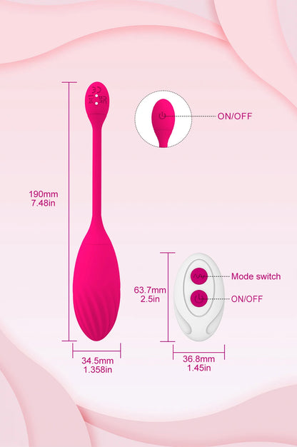 Levett Huevo Bala Vibrador Control Remoto