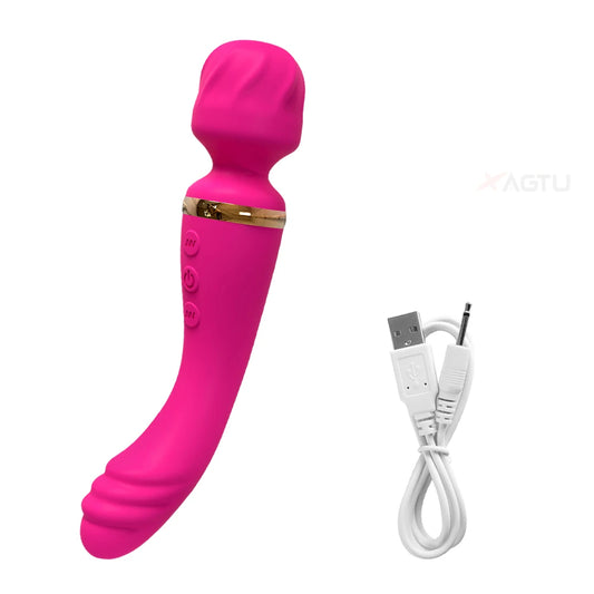 Vibrador Mágico de Doble Cabezal